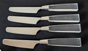lot 74 image: Vintage Supreme Cutlery Lucite Flatware Set
