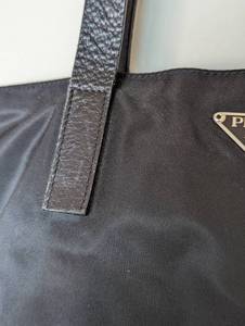 lot 398 image: Prada Black Nylon Shoulder Bag