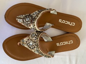 lot 385 image: Four Pairs of Womens Sandals, Including Chicos Size 7