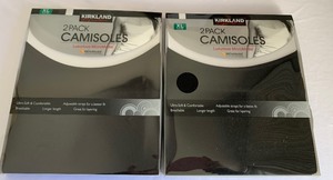 lot 380 image: Three NEW Packages of Camisoles, XL - Two in Each Package