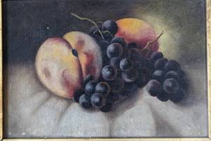 lot 277 image: Small Still Life Oil on Cavas Painting