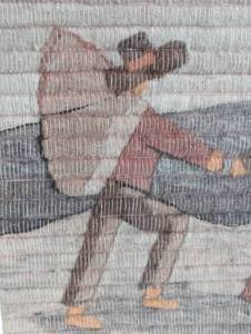 lot 279 image: Framed Peruvian Woven Textile