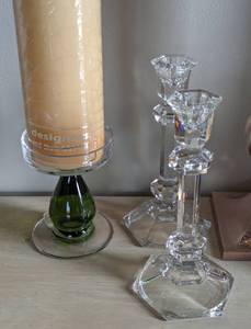 lot 280 image: Assorted Decorative Candleholders