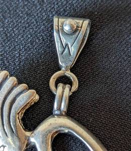 lot 352 image: Sterling Silver Kokopelli Pendant