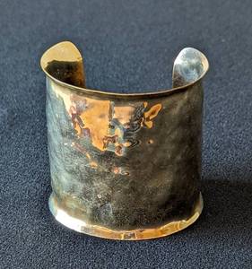 lot 355 image: Large Gold Filled Cuff Bracelet