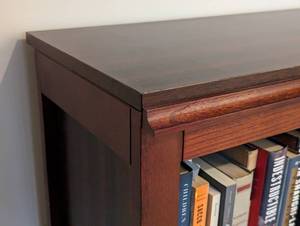 lot 410 image: Small Wood Bookshelf