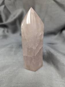 5 Tall six point rose quartz tower...