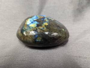 Polished labradorite gem...