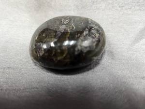 Polished labradorite gem...