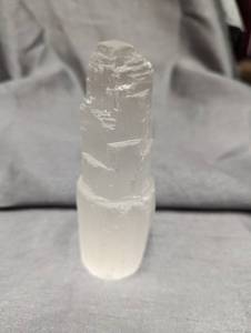 6 Raw selenite tower...