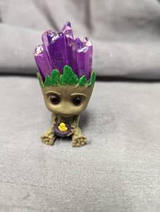 Crystal haired Groot figure, 2.5 t...