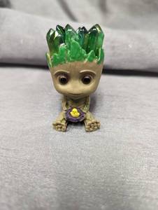 Crystal haired Groot figure, 2.5 t...