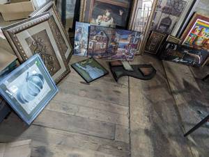 Large collection of metal and frame...