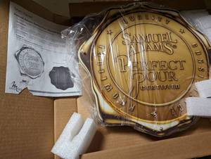Samuel Adams Lighted mounted bar si...