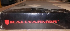 lot 1 image: Rallyarmor Black Mud Flap, Grey Logo (4).