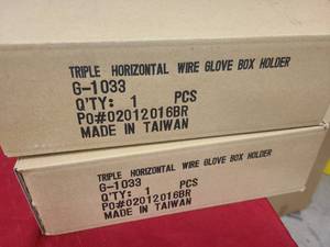 2 Boxes of Wall Mounting Wire Glove Box Holders for