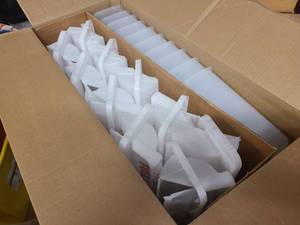 Box of Sharp Containers with security lids
