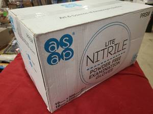 Large Size Lite Nitrile Powder Free Examination Gloves