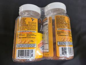 LL 2 Bottles of Airborne Vitamin C boosting gummy supplements