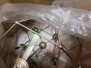 Large Trans Globe chandelier