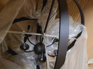 Large Trans Globe chandelier