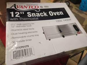 KK New in box Avantco 12 Snack Oven