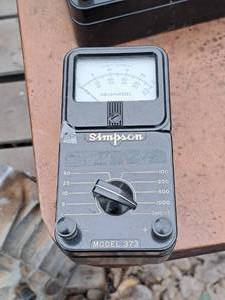 lot 658 image: Simson Milliamperes Meter 373