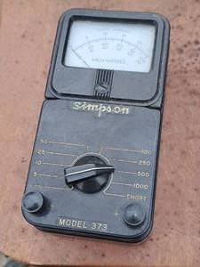 lot 659 image: Simson D.C. Milliamperes Meter 373