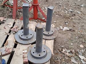 lot 705 image: Lot of (3) Custom Stands