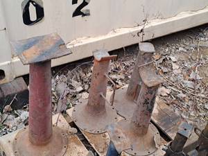 lot 710 image: Lot of (4) Custom Stands