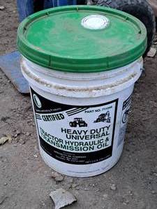 lot 775 image: Lot of (1) Tractor Hydraulic and Transmission Oil 5-Gallon Pail