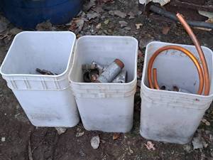 lot 781 image: Lot of (3 Buckets) Misc. Plumbing Parts
