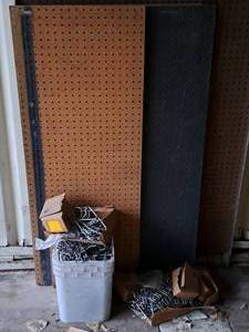 lot 788 image: Lot of (4) Peg Boards with Pegs