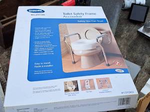 lot 807 image: Invacare Toilet Seat Safety Frame