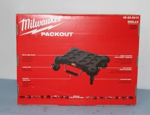 lot 34 image: Milwaukee PACKOUT Dolly Modular Storage System - Model 48-22-8410 - New in Box
