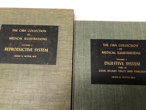 Vintage CIBA Collection of Medical Illustrations Hardcover Book Set