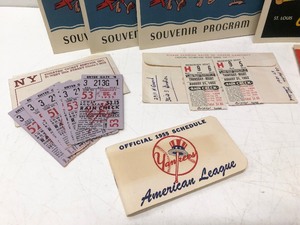 Great Lot of Original 1950s Baseball Memorabilia - Yankees &amp Cardinals