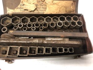 Antique Early 1900s Walden-Worcester No. 11 Combination Wrench Set