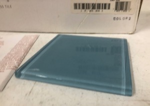 Full Case of Brand New Olean Glass Tiles - 4 14