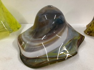 Fantastic Group of Hand Blown Glass Shades or Fixtures