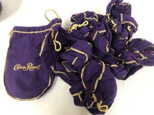 HUGE Lot of CROWN ROYAL Felt Bags