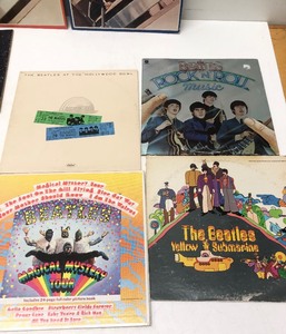Group of Vintage THE BEATLES Vinyl Records #1
