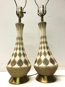 Nice Pair of Mid Century Table Lamps