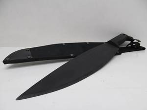 New Unused COLD STEEL Black on Black Machete Knife