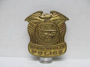 Vintage (Obsolete) Minneapolis Police Hat Badge