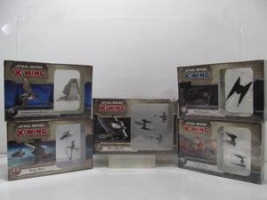 Group of Brand New Star Wars X-WING Game Pieces