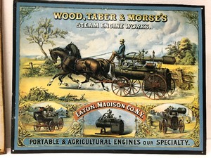 3 Vintage Style Metal Signs
