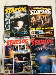 Lot of Vintage etc STARLOG &amp Other Sci-Fi Magazines