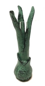Vintage Bronze or Iron Root Vase