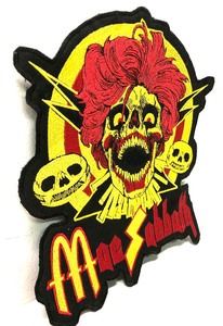 Large MAC SABBATH Heavy Metal Rock Tribute Band Jacket Patch
